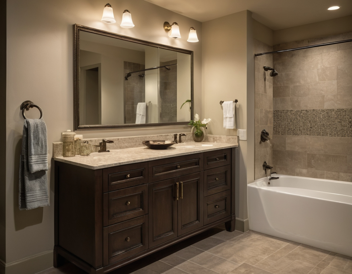 A bathroom remodel plumbing decision should pass five checks before approval shown in a luxury residential interior